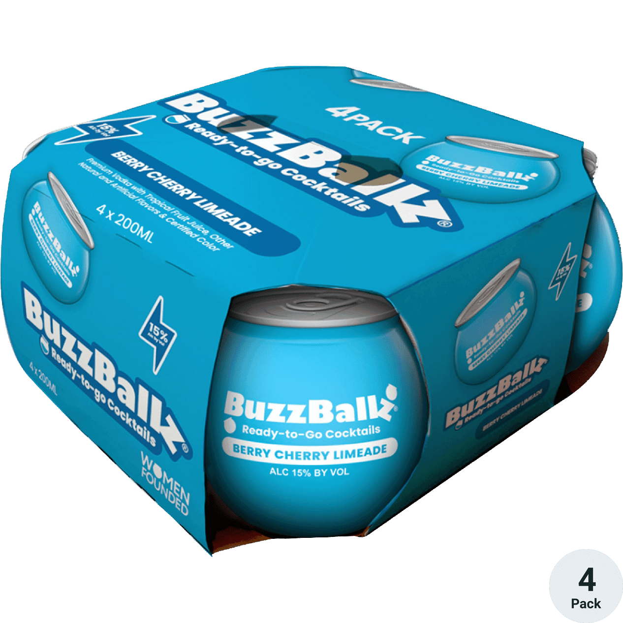 BUZZBALLZ BERRY CHERRY LIMEAID 200ML 4PK