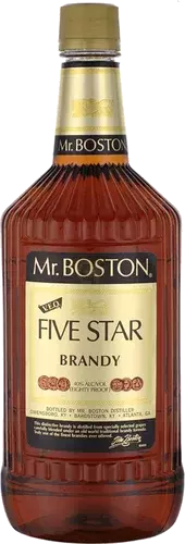 MR. BOSTON 5 STAR BRANDY 1.75L