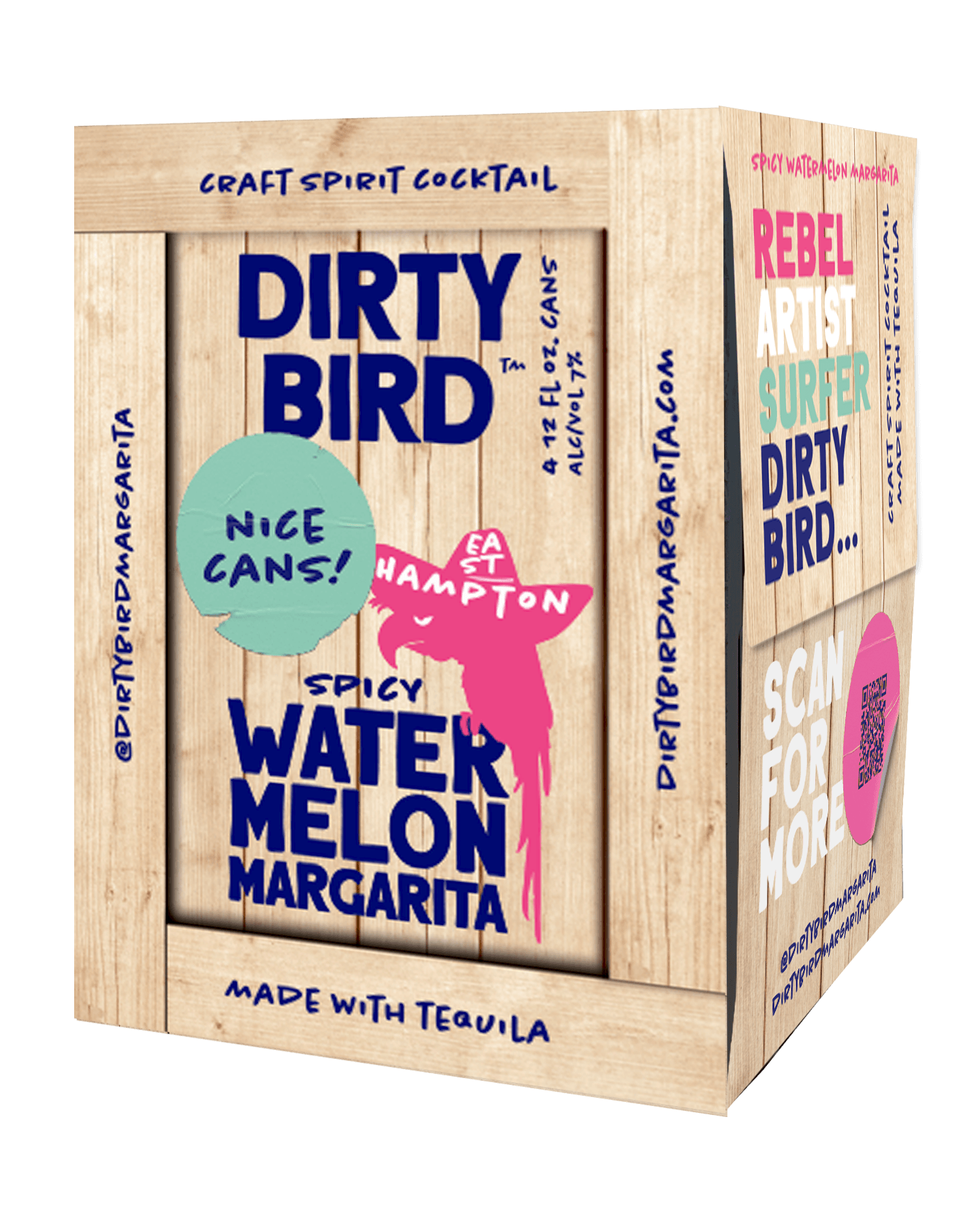 DIRTY BIRD SPICY WATERMELON MARG 4PK