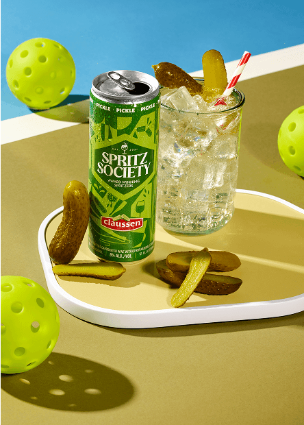 SPRITZ SOCIETY CLAUSSEN PICKLE 4PK
