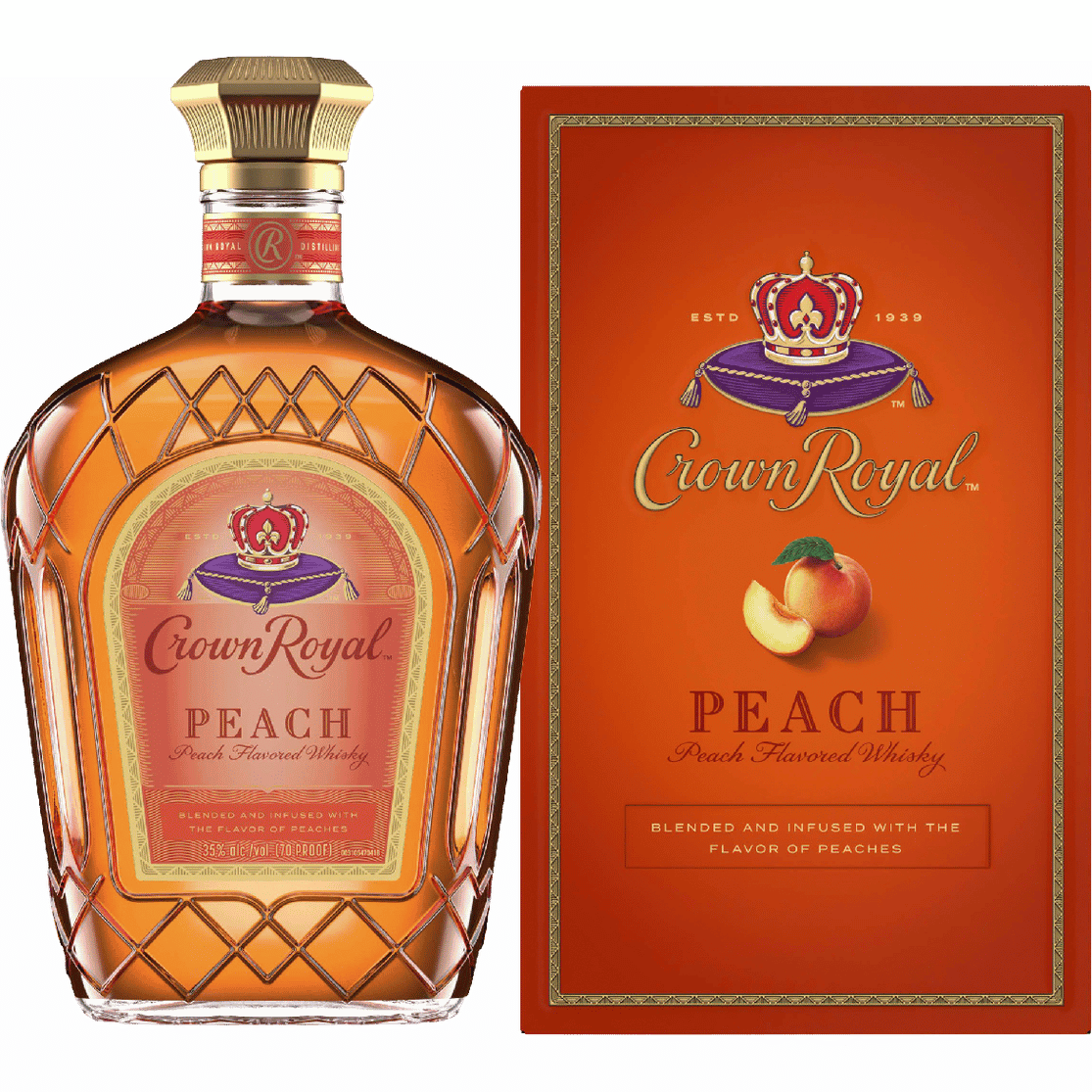 CROWN ROYAL PEACH 1L