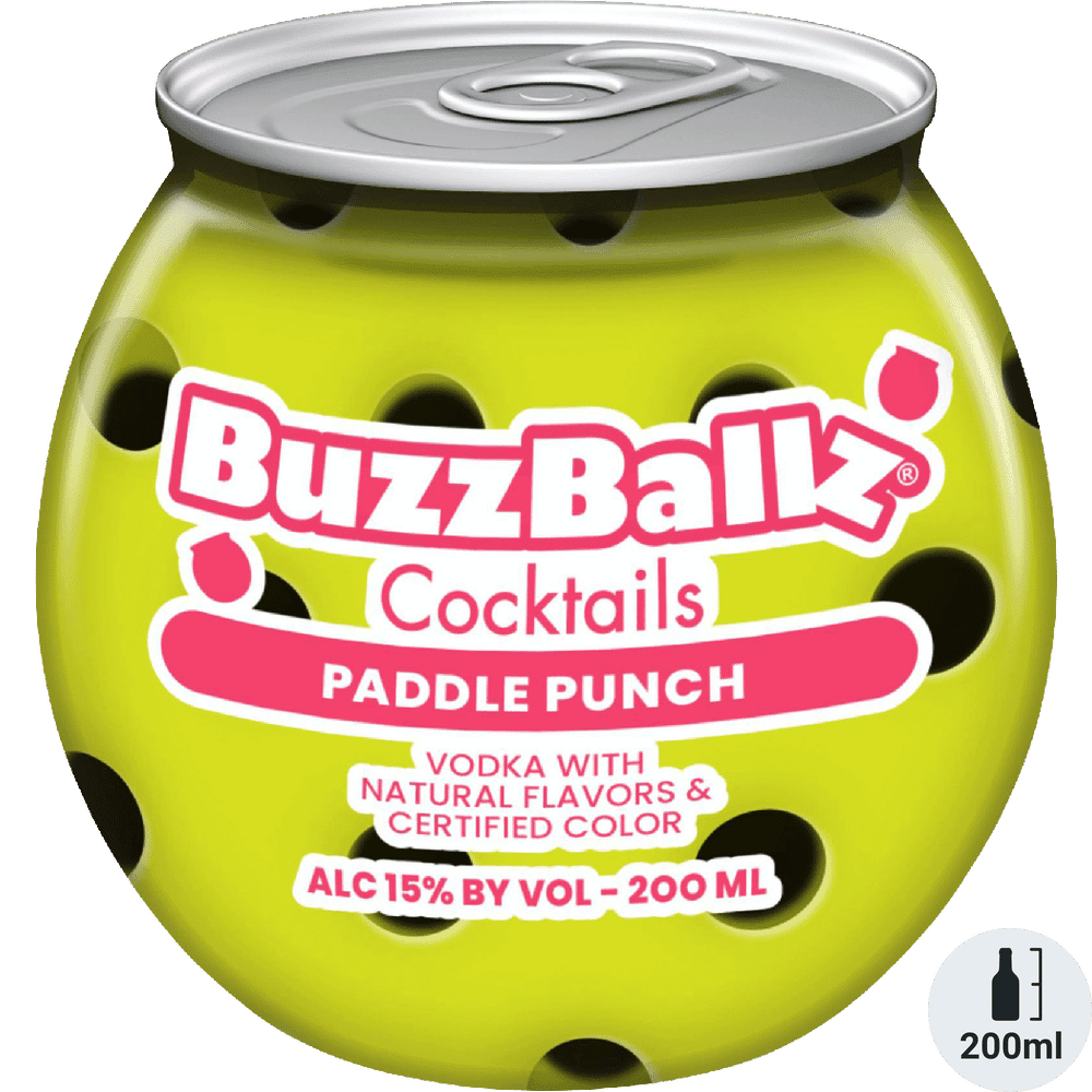 BUZZBALLZ PADDLE PUNCH PET 200ML