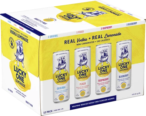 LUCKY ONE LEMONADE VARIETY 12PK