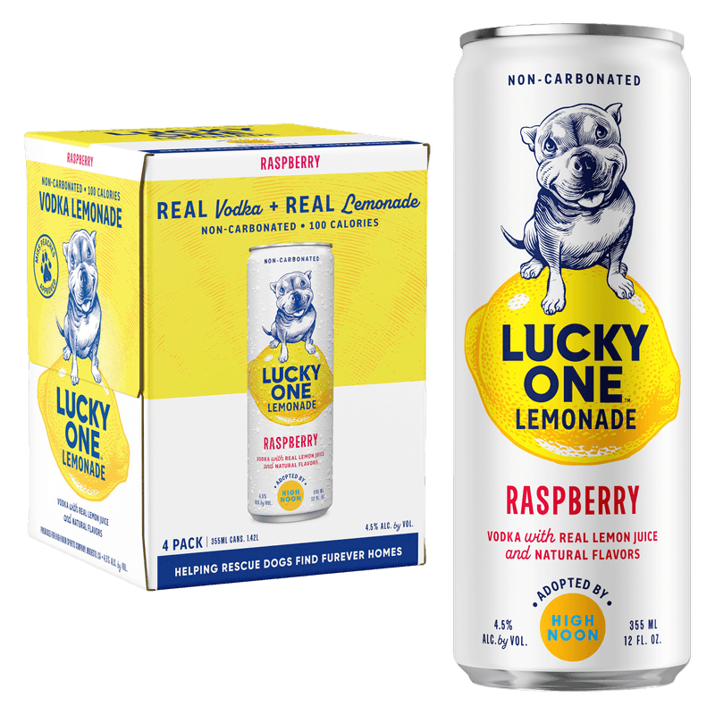 LUCKY ONE LEMONADE RASPBERRY 4PK