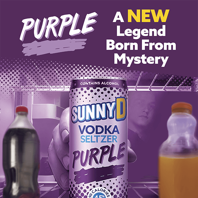 SUNNY D PURPLE SELTZER 4PK