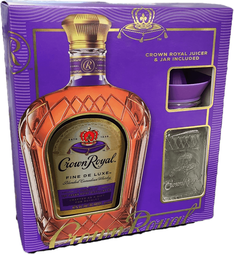 CROWN ROYAL CANADIAN WH W/JUICER 750ML