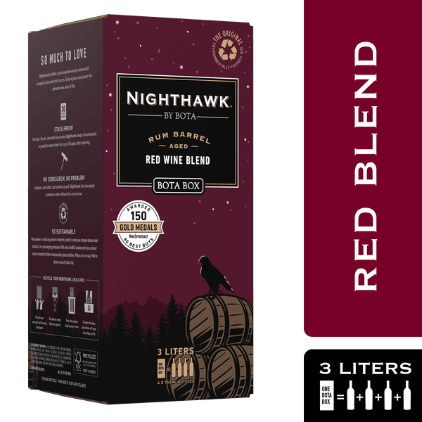 BOTA BOX NIGHTHAWK RUM BARREL RED 3L