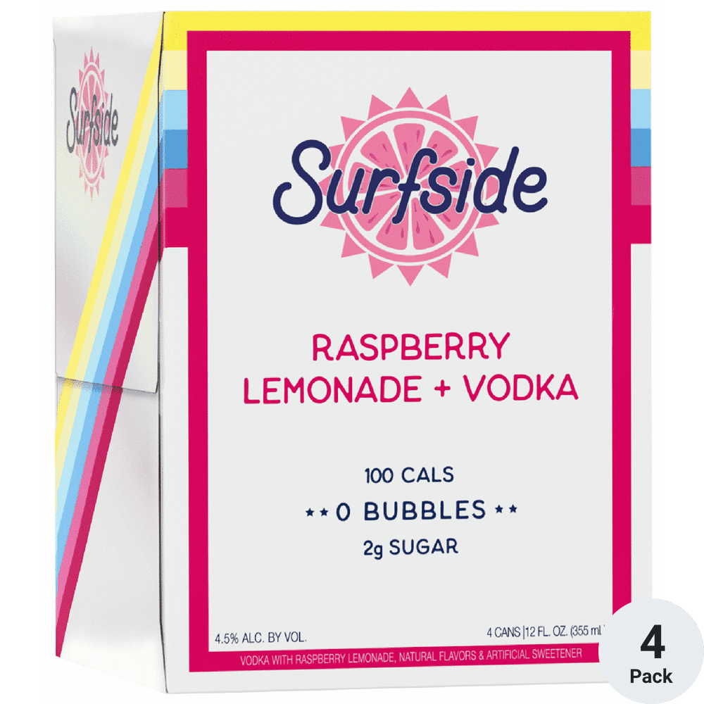 SURFSIDE RASPBERRY LEMONADE 4PK