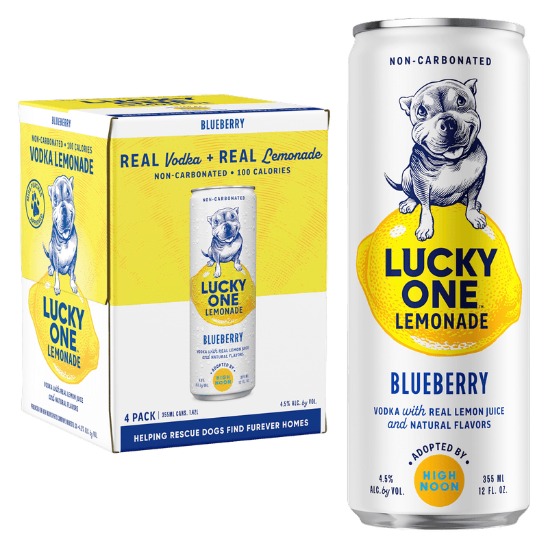 LUCKY ONE LEMONADE BLUEBERRY 4PK