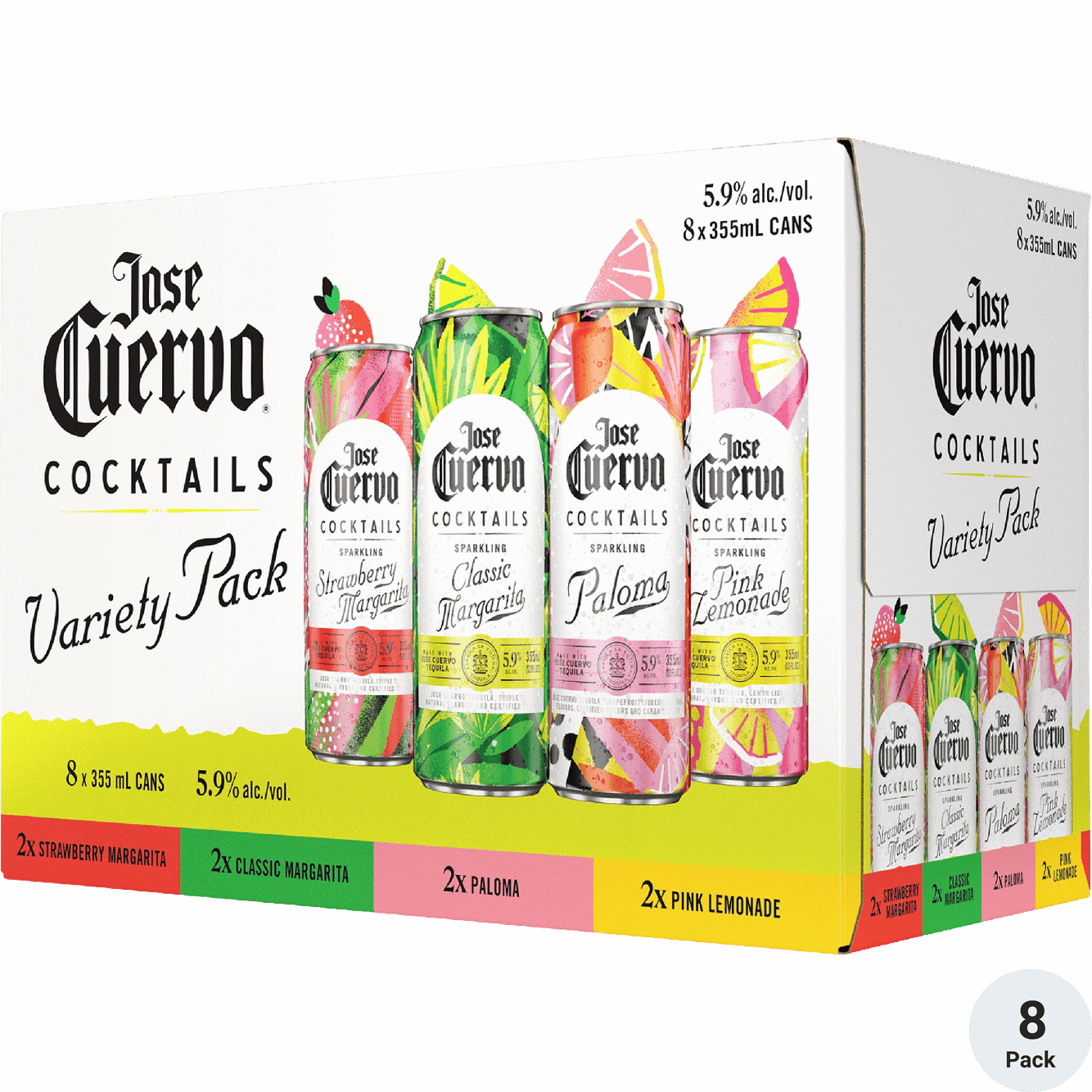 JOSE CUERVO SPARKLING VARIETY 8PK