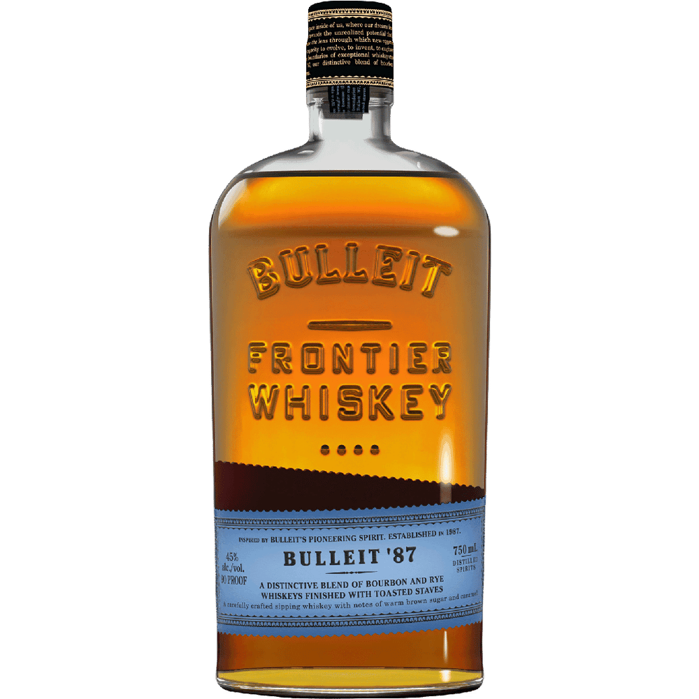 BULLEIT '87 WITH TOASTED STAVES 750ML
