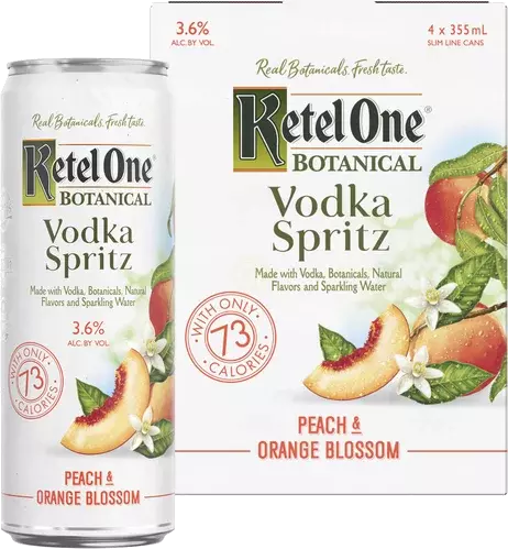 KETEL ONE PEACH & ORG 4PK