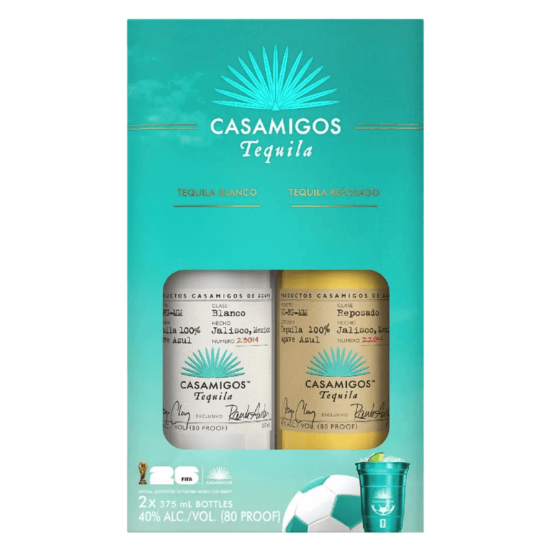 CASAMIGOS BLANCO/REPO 375ML 2PK SET