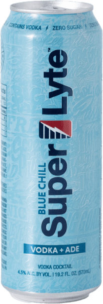 SUPER LYTE VODKA + ADE BLUE CHILL 19.2 OZ