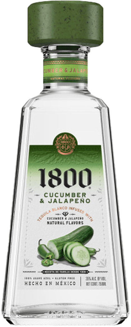 1800 CUCUMBER & JALAPENO TEQUILA 1L