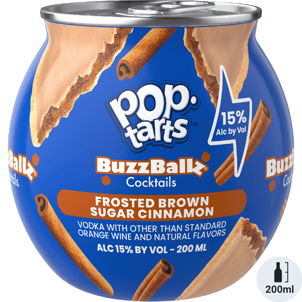 BUZZBALLZ POPTARTS FROSTED BROWN SUGAR CINN 200ML