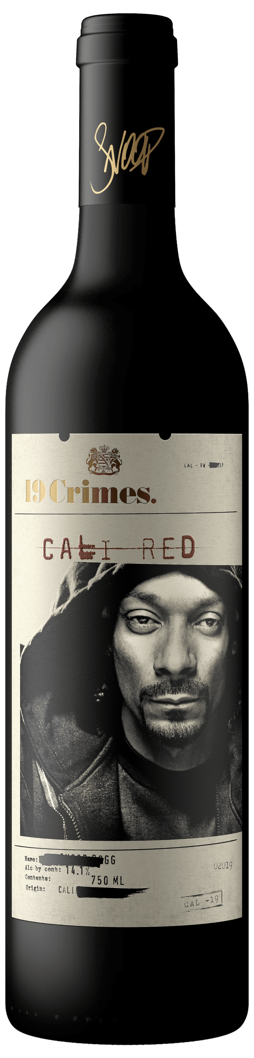 19 CRIMES CALI SNOOP RED 750ML