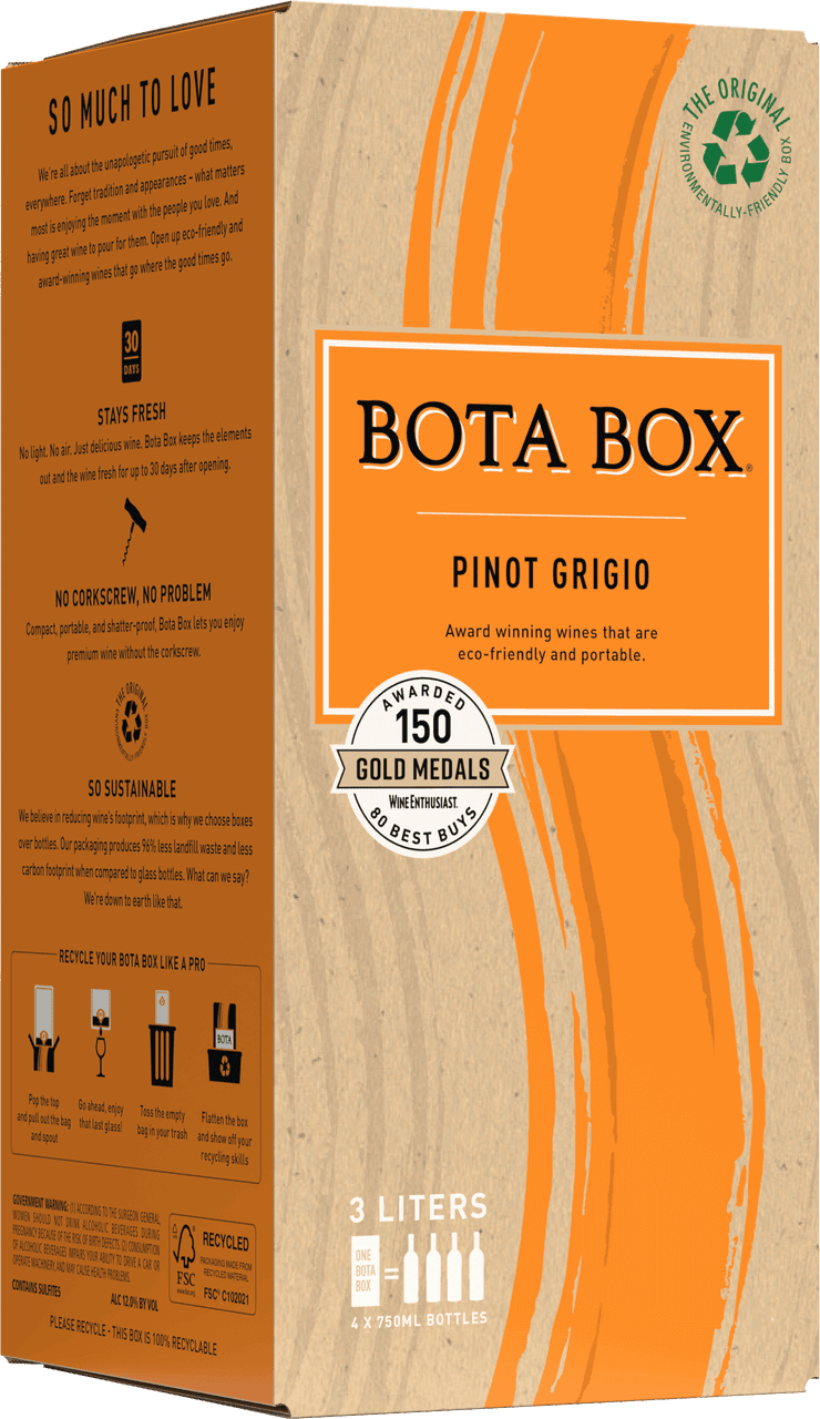 BOTA BOX PINOT GRIGIO 3L