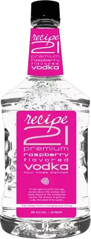 RECIPE 21 RASPBERRY VODKA 1.75L
