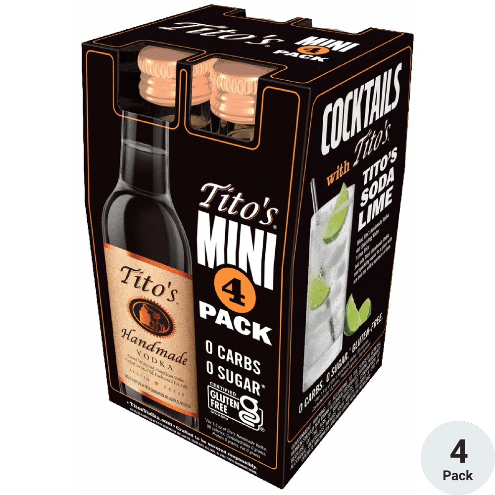TITO'S VODKA 4PK 50ML