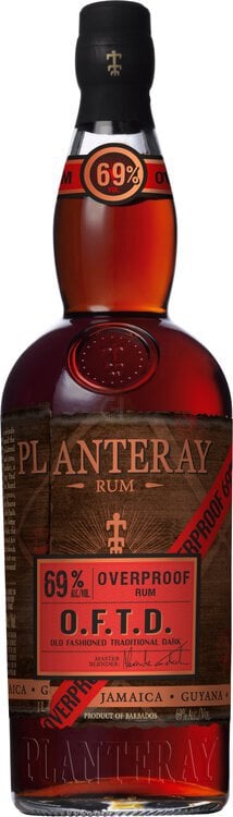 PLANTERAY OVERPROOF OFTD DARK RUM 1L