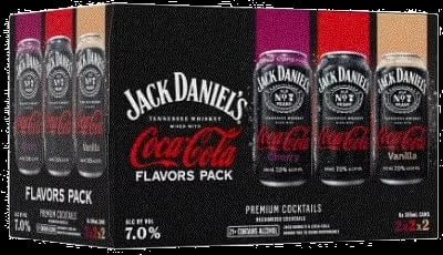 JACK DANIELS BLACK & FLAVOR VARIETY 6PK